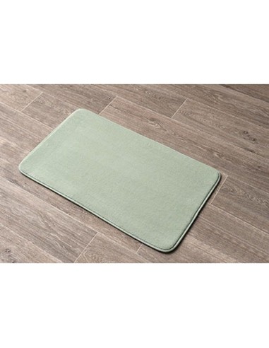 tapis microfibre uni 45x75 cm - vert amande