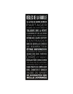 toile imp regles noir 30x90