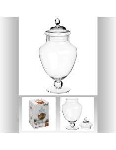 125218 - bonbonniere a pied verre 2,1l