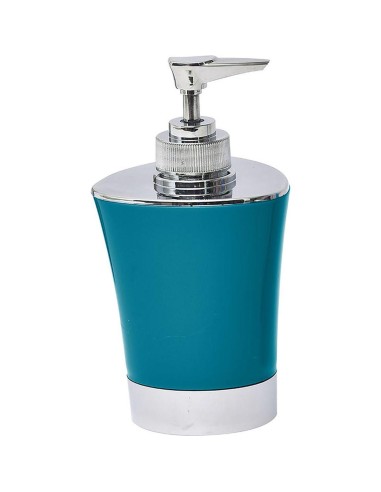 distributeur a savon pp conique 280 ml - bleu canard