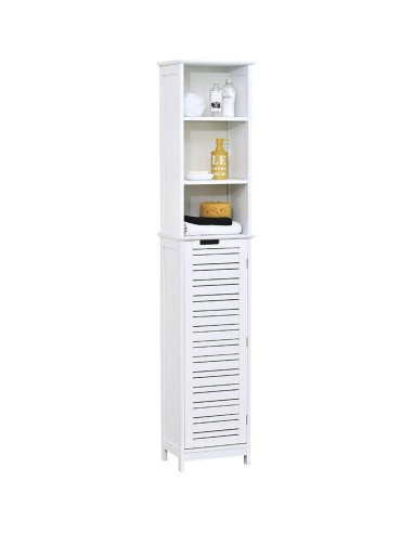 9901300 - colonne mdf 1 porte/3 etageres mdf - miami