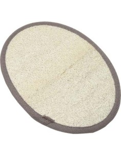75507233 - disque de massage exfoliant corps bambou/loofa gm - creme/taupe
