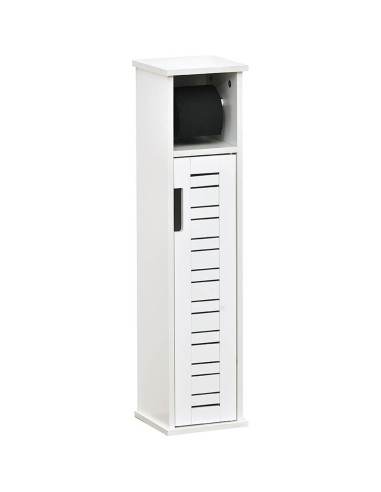 9912300 - meuble reserve et derouleur papier wc 1 porte/1 etagere interieure - m