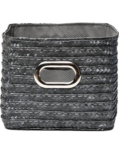 panier pm pp 14x16,5x11,5 cm - gris fonce