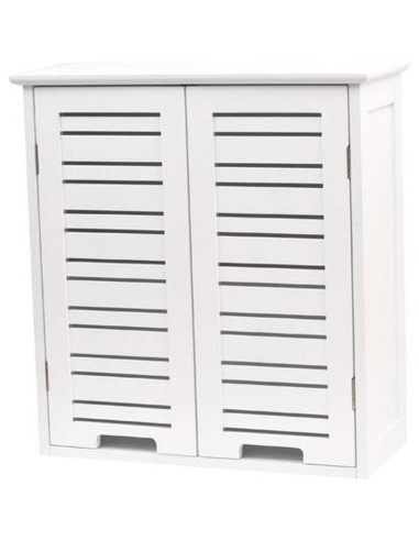 9903300 - meuble haut/2 portes mdf/etagere mdf - miami