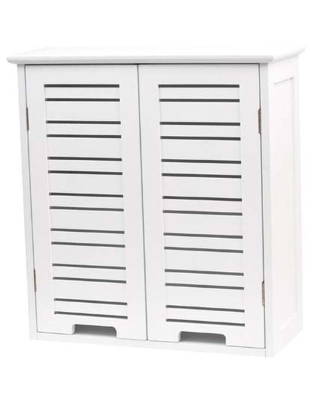 9903300 - meuble haut/2 portes mdf/etagere mdf - miami