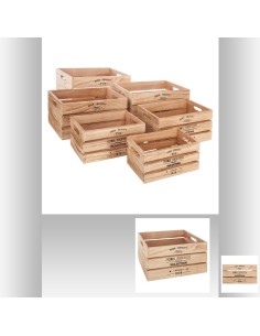 140494 - caisse cagette facto nat xs: l25 x l15 x h12 cm