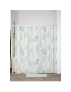 1103638 - rideau de douche peva 180x180 cm/12 anneaux blanc - garden party
