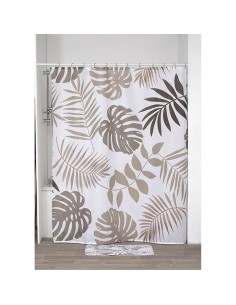 1200645-rideau de douche polyester 180x200 cm - havana