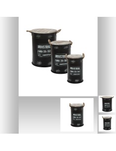 coffre bidon noir indus petit