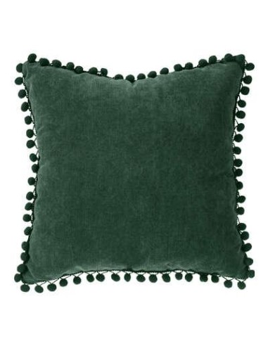 131656k - coussin pompons cedre 40x40
