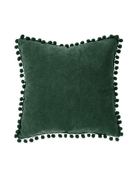 131656k - coussin pompons cedre 40x40