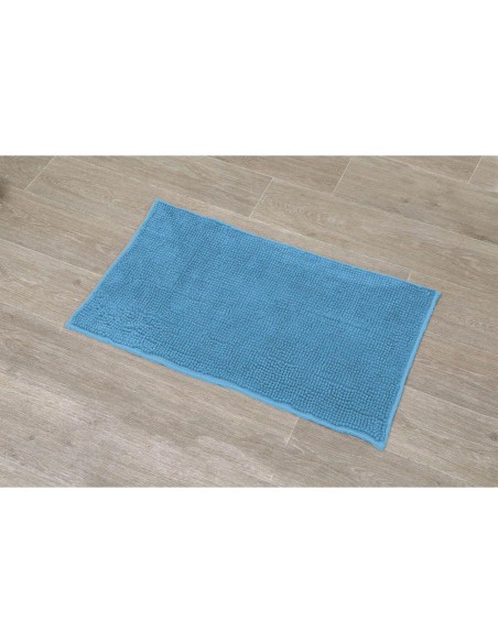 7707111 - tapis microfibre boules uni 45x75 cm - turquoise