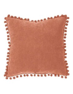 131656n - coussin pompons terra 40x40