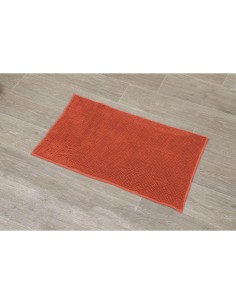 tapis microfibre boules uni 45x75 cm - orange
