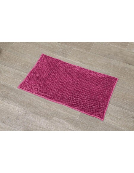 7707150 - tapis microfibre boules uni 45x75 cm - fuchsia