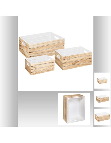 caisse cagette house blanc moyen