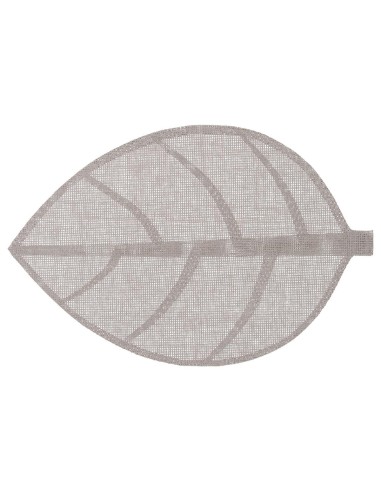 118842k - set table feuille gris c 50x33 L. 50 x P. 33 x H. 0 cm