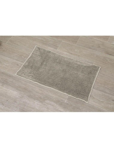 7707165 - tapis microfibre boules uni 45x75 cm - taupe