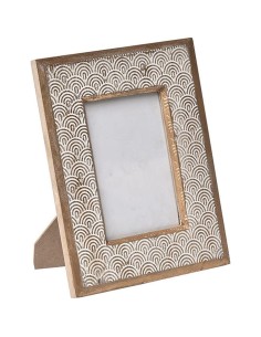 cadre photo en bois - or