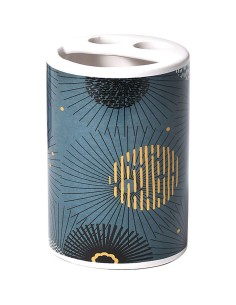 6377641-porte brosses a dents dolomite rond imprime - art deco