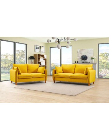 nc1009 - canape melodie 3 places  f288-4 beige