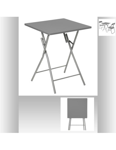 114265d-table pliante 2p 60x60cm gris