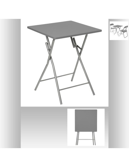114265d-table pliante 2p 60x60cm gris