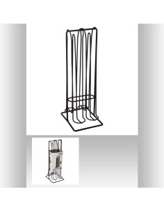 115238a - porte caps fixe espx32 noir L. 10 x P. 12,5 x H. 29,5 cm