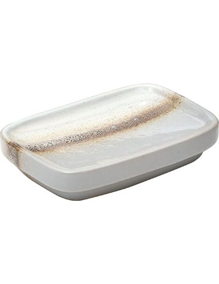 6495642-porte savon porcelaine rectangulaire -  coconut island