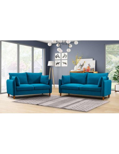 nc1009 - canape melodie 2 places  f288-44 grey