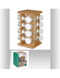 124572 - rack epice x16 rota bam L. 18 x P. 18 x H. 27,7 cm