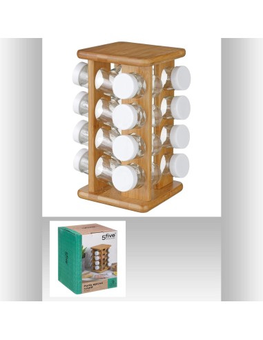 124572 - rack epice x16 rota bam L. 18 x P. 18 x H. 27,7 cm