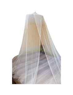 851501 - ciel de lit moustiquaire - 2 personnes diam 60cm hauteur 2,50m  - blanc