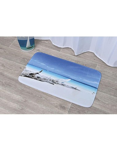 7701642-tapis microfibre imprime 45x75 cm - coconut island