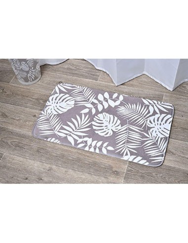 7701645-tapis microfibre imprime 45x75 cm - havana