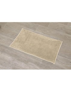 7707161 - tapis microfibre boules uni 45x75 cm - beige