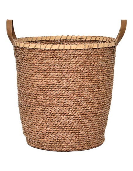 paniere ronde / cerclage bambou gm matiere vegetale 46x42 cm - naturel