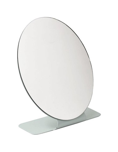 8548146-miroir metal oval - vert amande