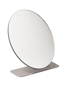 8548165-miroir metal oval - taupe