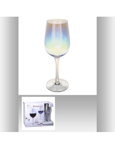 166202 - verre vin x6 fantasy 38cl