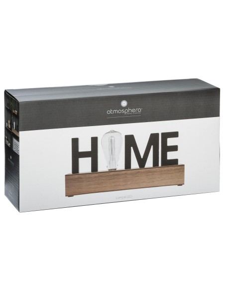 mot deco led "home" noir l.34