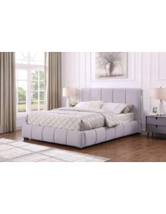 9542 - lit  new delhi graphite 160x200 avec coffre a verin