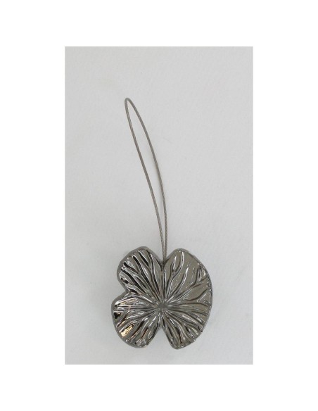 28014991 - embrasse resine aimantee nenuphar pm - graphite