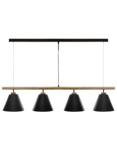 167501-suspension x4 metal "judi" noir l.132