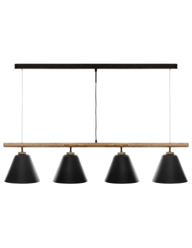 167501-suspension x4 metal "judi" noir l.132