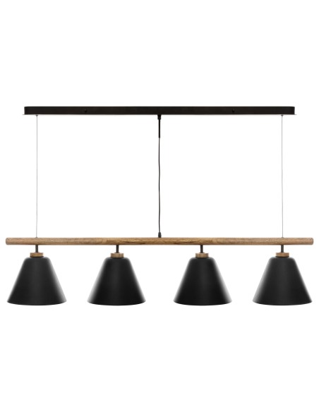 167501-suspension x4 metal "judi" noir l.132