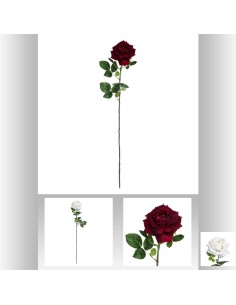 181462 - tige rose velours h83