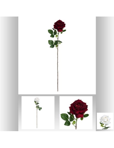 181462 - tige rose velours h83