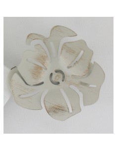 3001106 - pince metal gm coquelicot x2 - ivoire/or